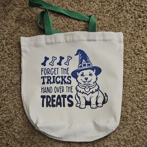 Halloween Dog Treat Tote Bag